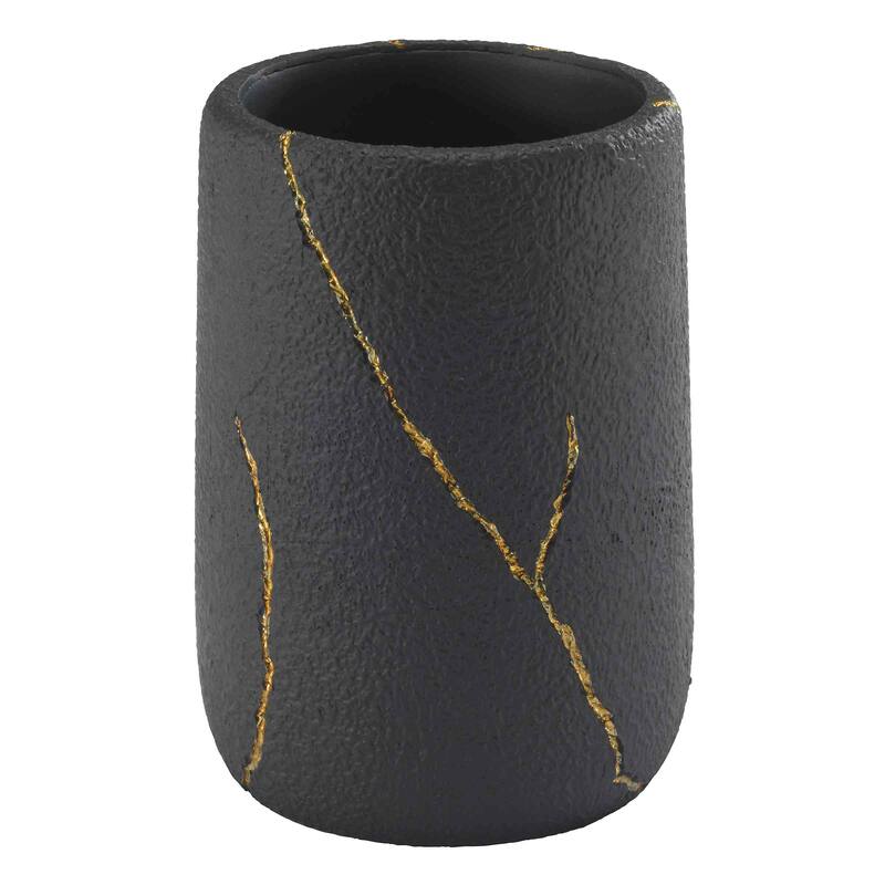 Nicole Miller Sydney Tumbler - Black/Gold