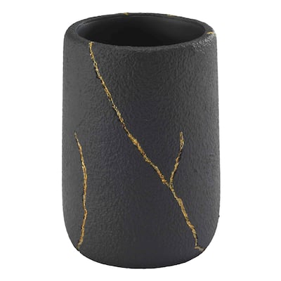 Nicole Miller Sydney Tumbler - Black/Gold
