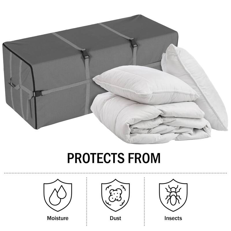 Christmas Tree Storage Bag - Heavy-Duty Storage Bags for 9FT Artificial Trees by Elf Stor (Gray) - Gray