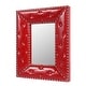 preview thumbnail 21 of 35, Rectangle Rivet Decorative Wall Hanging Mirror