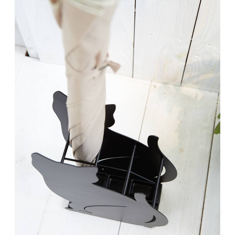Yamazaki Home Cat Umbrella Stand, Steel - L 3.35 x W 7.48 x H 13.39 inches