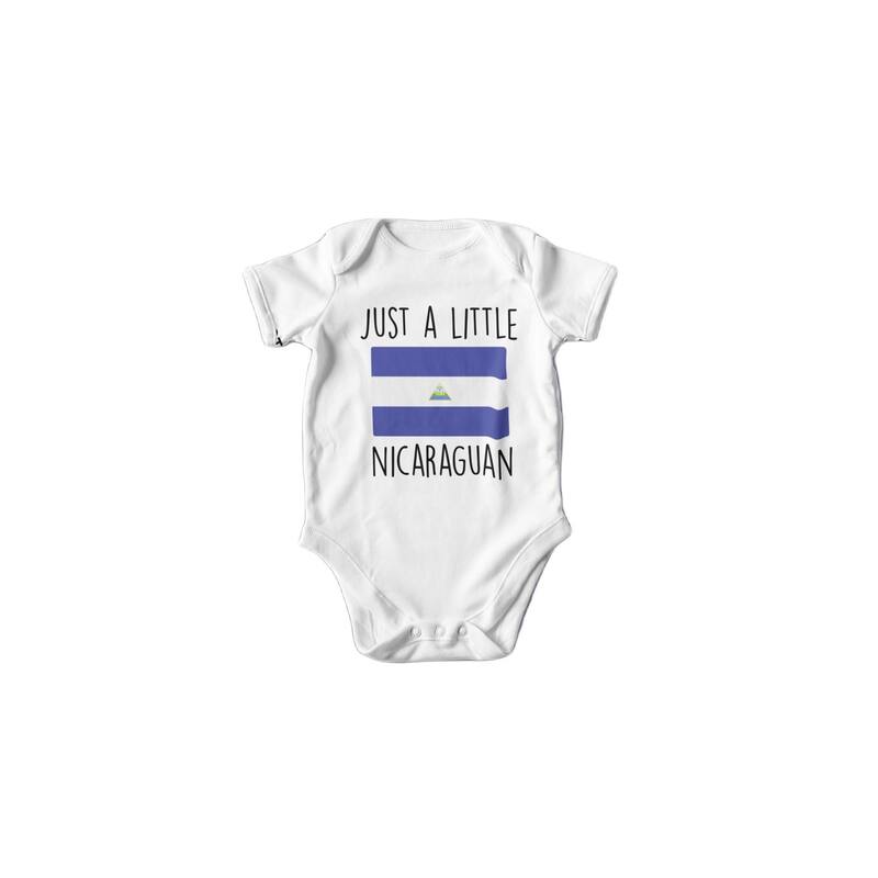 Nicaragua - Baby Boy Girl Clothes Infant Bodysuit Funny Cute Newborn - White - 0-3M