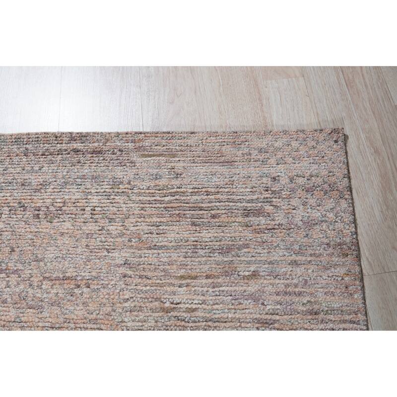 Hand-Knotted Natural Silk Gold Mix Contemporary Natural Silk Grass Design Rug