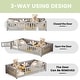 preview thumbnail 76 of 79, Modern Floor Bed with Safety Guardrails and Door, Suitable for Kids