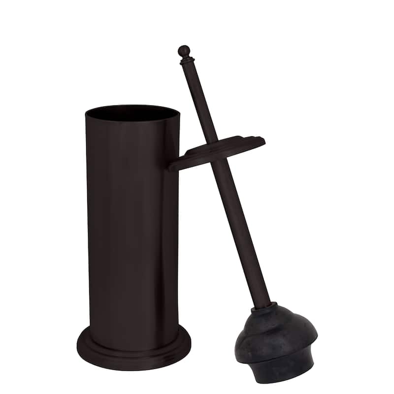 Bath Bliss Trash Can, Toilet Brush and Plunger 3 Piece Bathroom Set - 3 Piece Set
