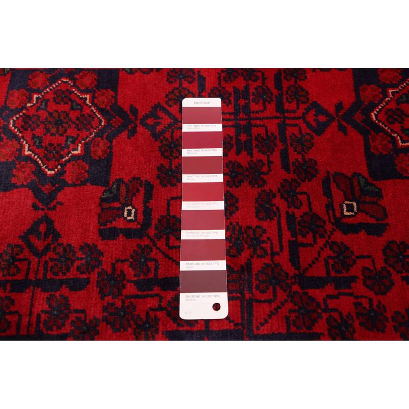 ECARPETGALLERY Hand-knotted Finest Khal Mohammadi Red Wool Rug - 4'6 x 6'7
