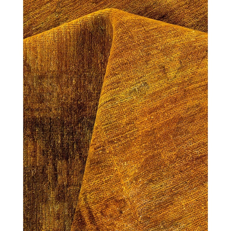 Vibrance, One-of-a-Kind Hand-Knotted Area Rug - Gold, 8' 0" x 9' 7" - 8' 0" x 9' 7"