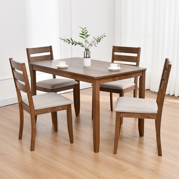 Solid oak dining table and chairs for sale discount