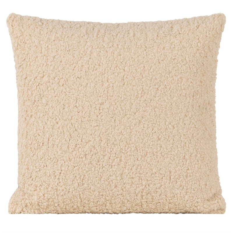 Tiffany Trio Patch Boucle Textured Throw Pillow