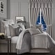 preview thumbnail 1 of 2, Five Queens Court Houston Luxury Embroidered 4-piece Comforter Set