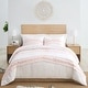 preview thumbnail 3 of 4, Sweet Jojo Designs Pink Cotton Boho Bohemian Girl 2pc Twin-size Comforter Set - Blush, Farmhouse, Shabby Chic, Designer, Fringe