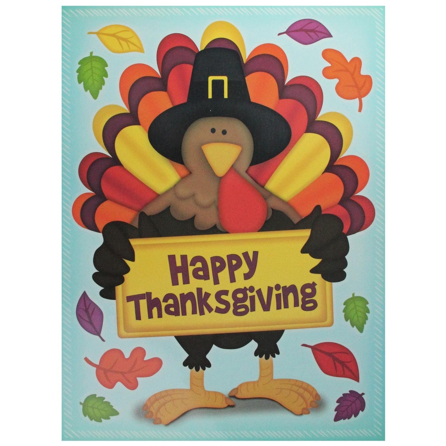Shop 17 Thanksgiving And Fall Turkey Window Cling Decorations