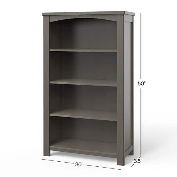 dimension image slide 1 of 4, Harmony 50" Bookcase with 4 shelves - by Forever Eclectic