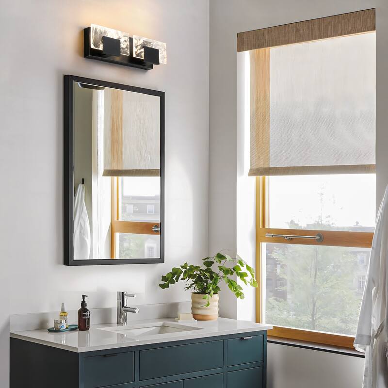 Modern Bathroom Vanity Light LED Dimmable Wall Sconce with UL Certified - 16 inches and above