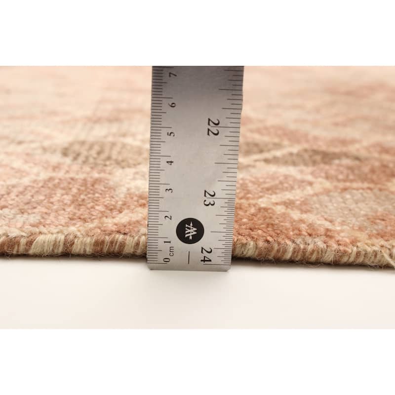 ECARPETGALLERY Hand-knotted Tangier Dark Copper Wool Rug - 5'2 x 7'8