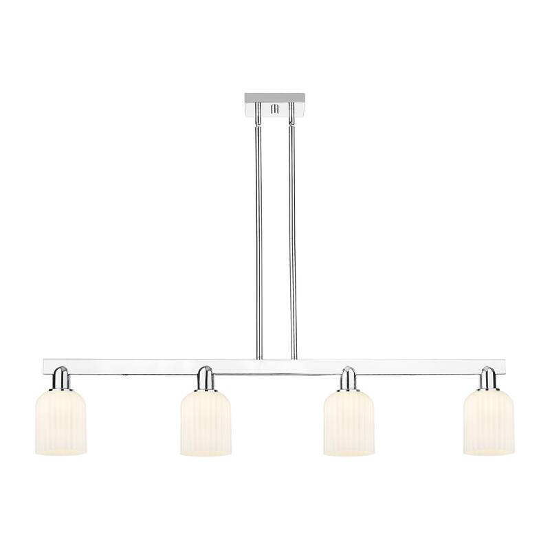 Innovations Lighting Downtown Urban - Bridal Veil - 4 Light 48" Stem Hung Island Light