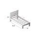 preview thumbnail 6 of 17, Max & Lily Farmhouse Twin Bed with Plank Headboard and Storage Drawers