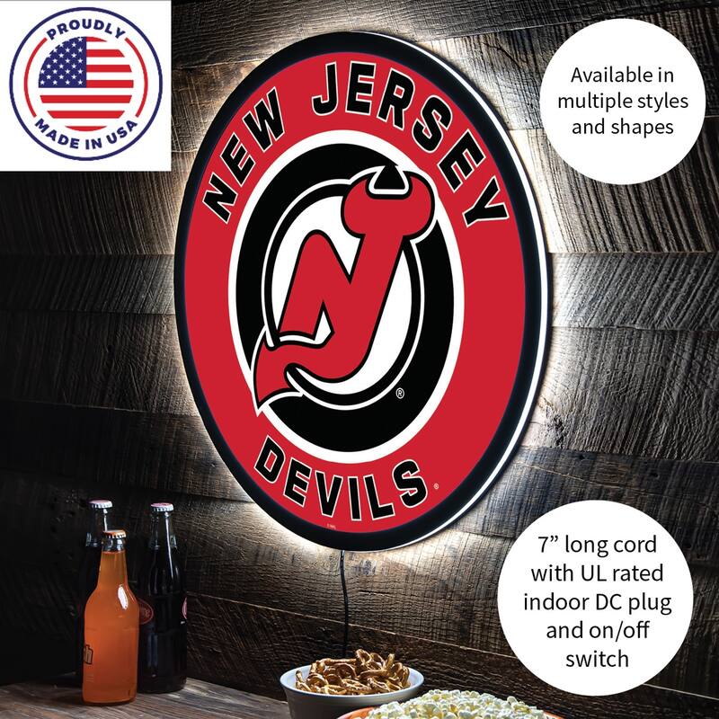 New Jersey Devils LED Lighted Sign