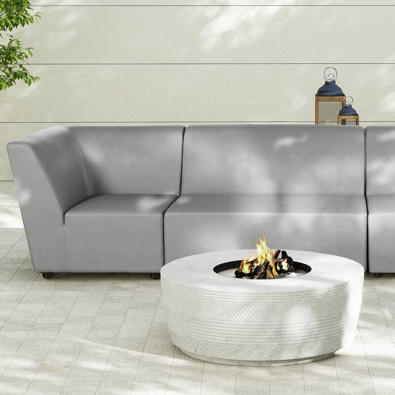 Cleo 45.5" Armless Outdoor Loveseat