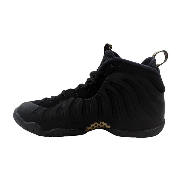 black and gold foamposite grade school