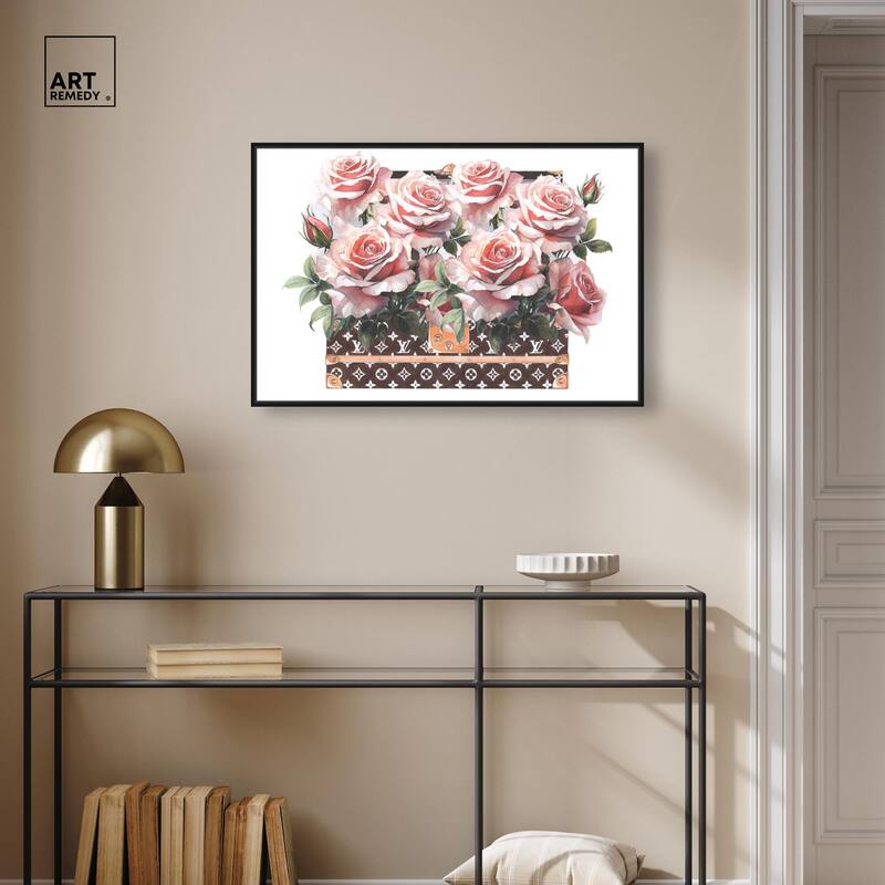 Doll Memories - Stylish Roses Canvas by Art Remedy