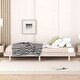 preview thumbnail 4 of 7, Modern Twin Size Floating Platform Bed Frame ,Sturdy Particle Board, Rubberwood, and Plywood Construction