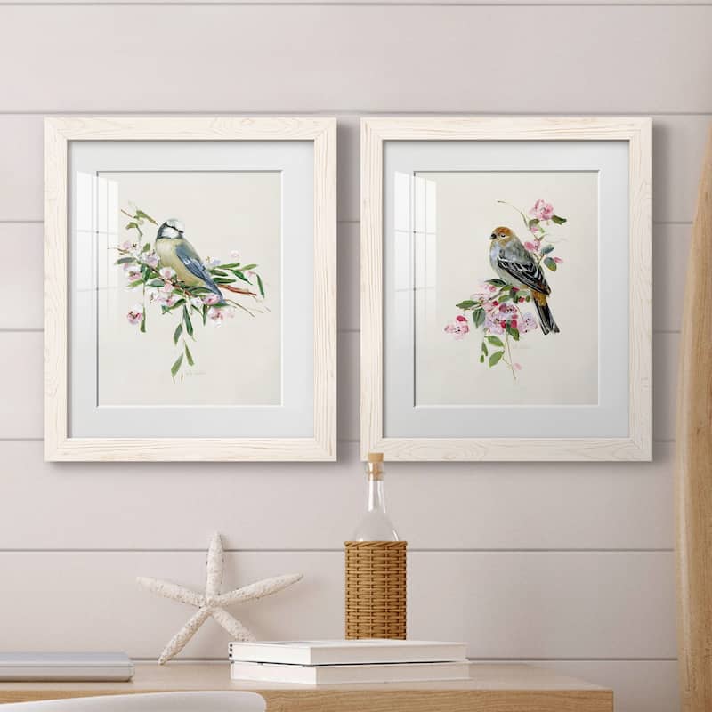 Spring Song Blue Bird-Premium Framed Print - Ready to Hang