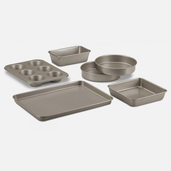 Shop Cuisinart AMB-6CH 6-Piece Classic Bakeware Set, Champagne - Overstock - 30236053