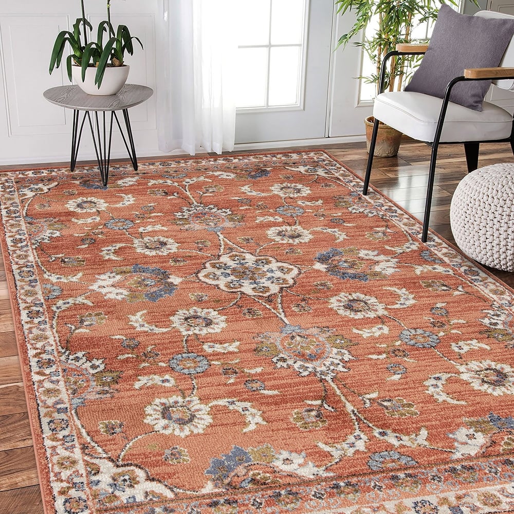 Julia Traditional Floral Area Rug