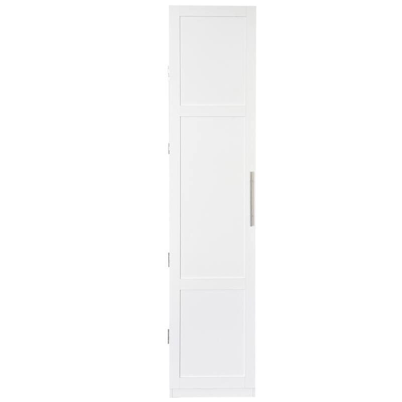 Freestanding Pantry Cabinet, Buffet Cupboards Sideboard with Doors & Shelves, Kitchen Pantry Storage Cabinet forLiving Room