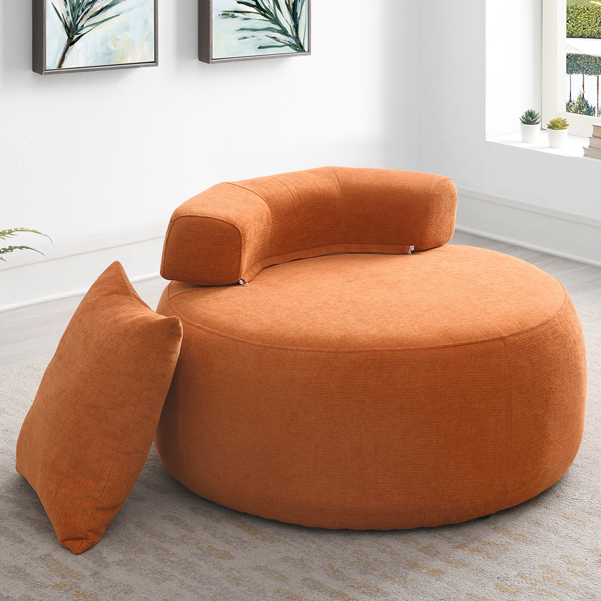 Single circle deals sofa chair