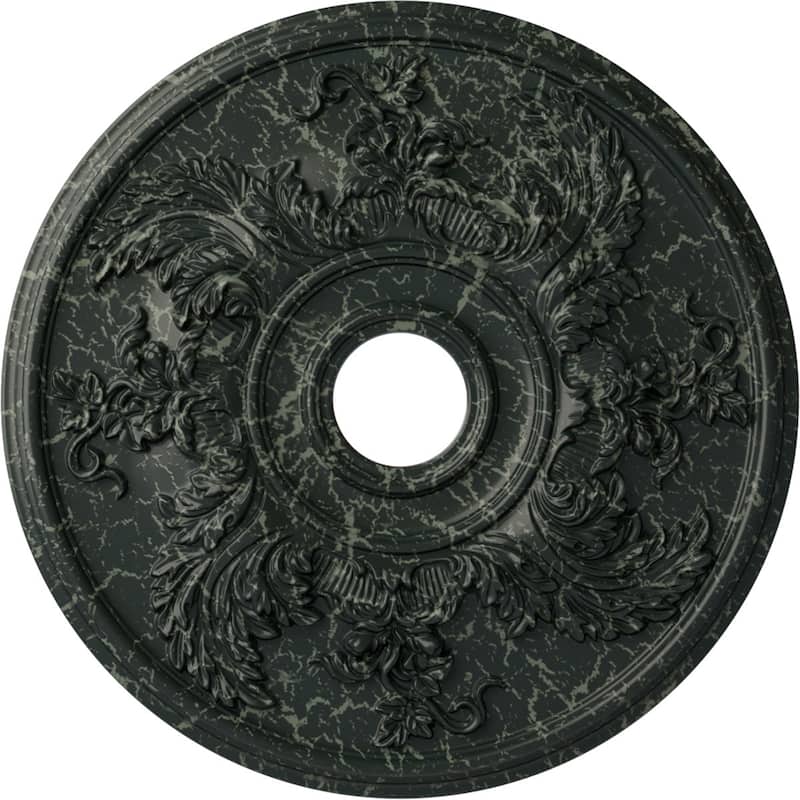 23 5/8"OD x 4 5/8"ID x 1 7/8"P Acanthus Twist Ceiling Medallion