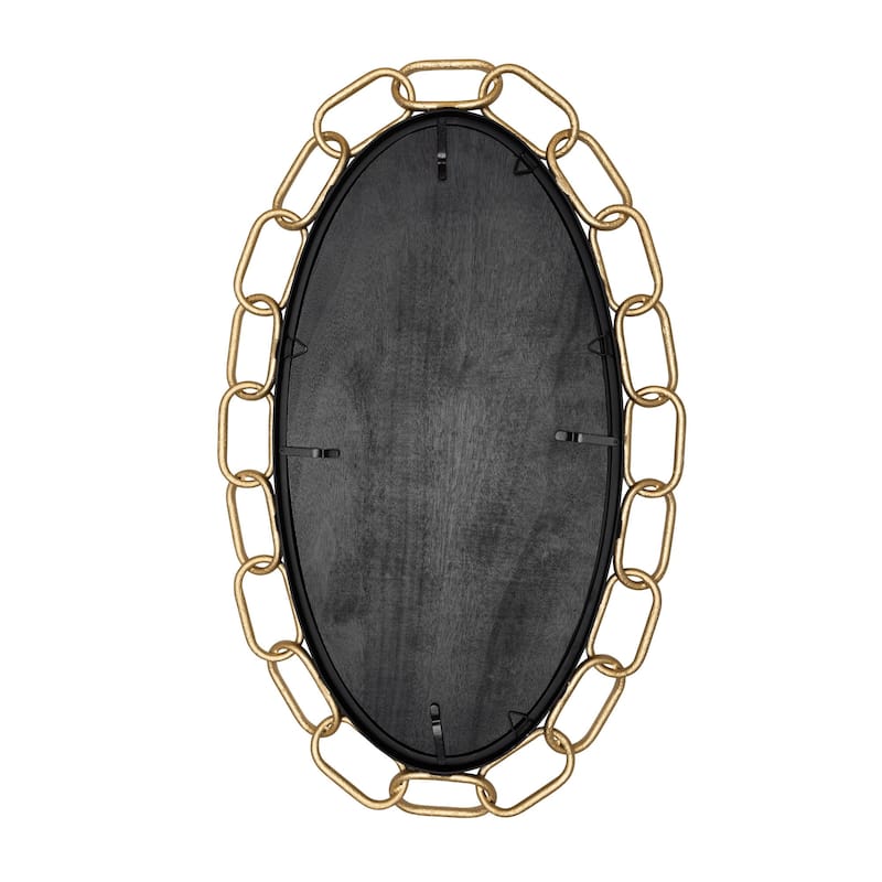 Chains of Love 24x40 Oval Wall Mirror - N/A