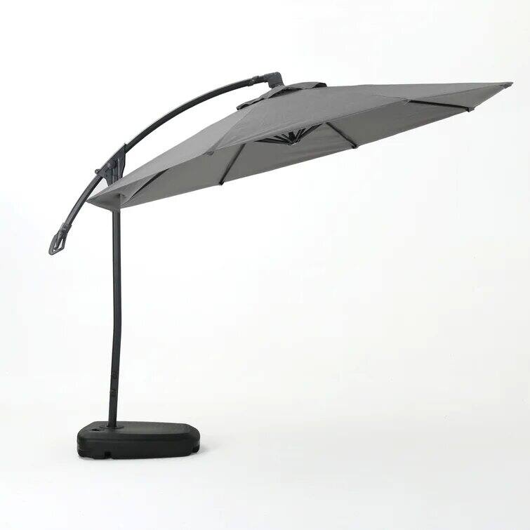 Outdoor Waterproof Patio Umbrella with Base, Tilt and Crank, UV Protection for Garden Patio Deck Backyard and Pool