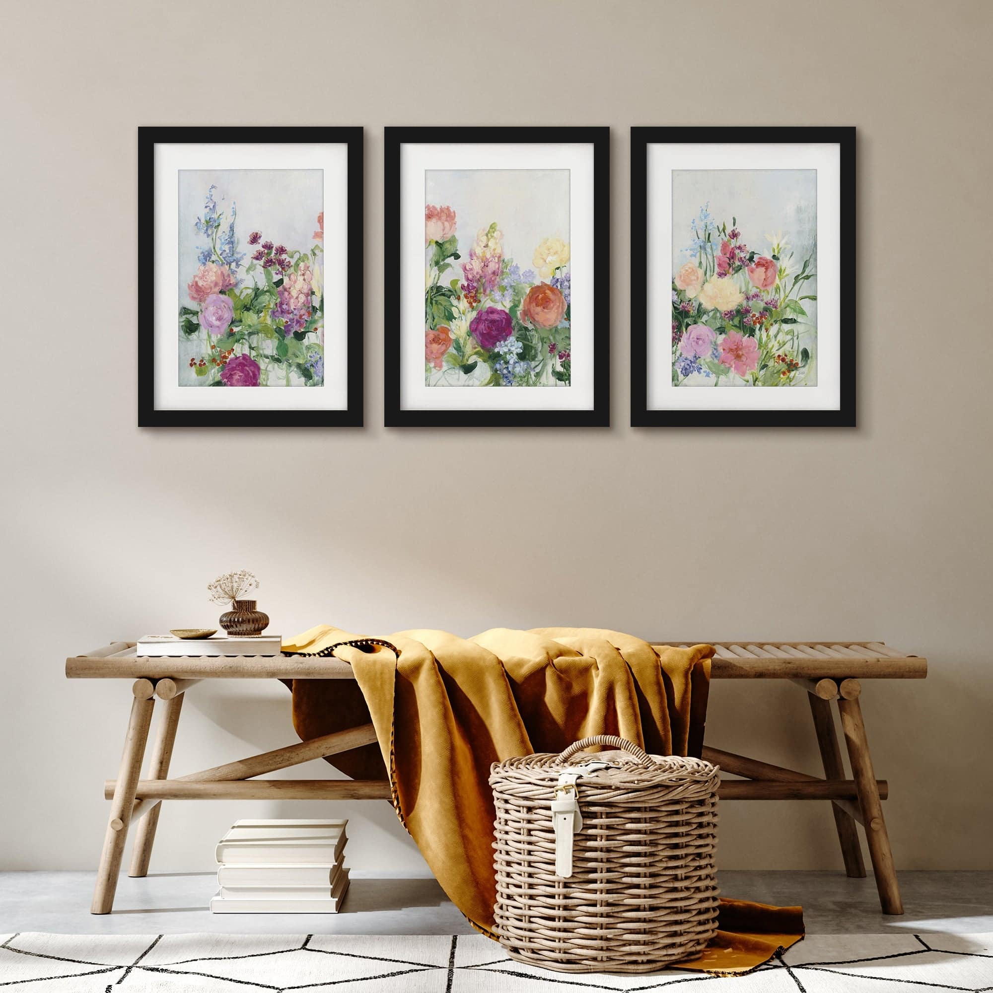 The Cutting Garden Julia Purinton Botanical 2 3 Piece Framed Gallery