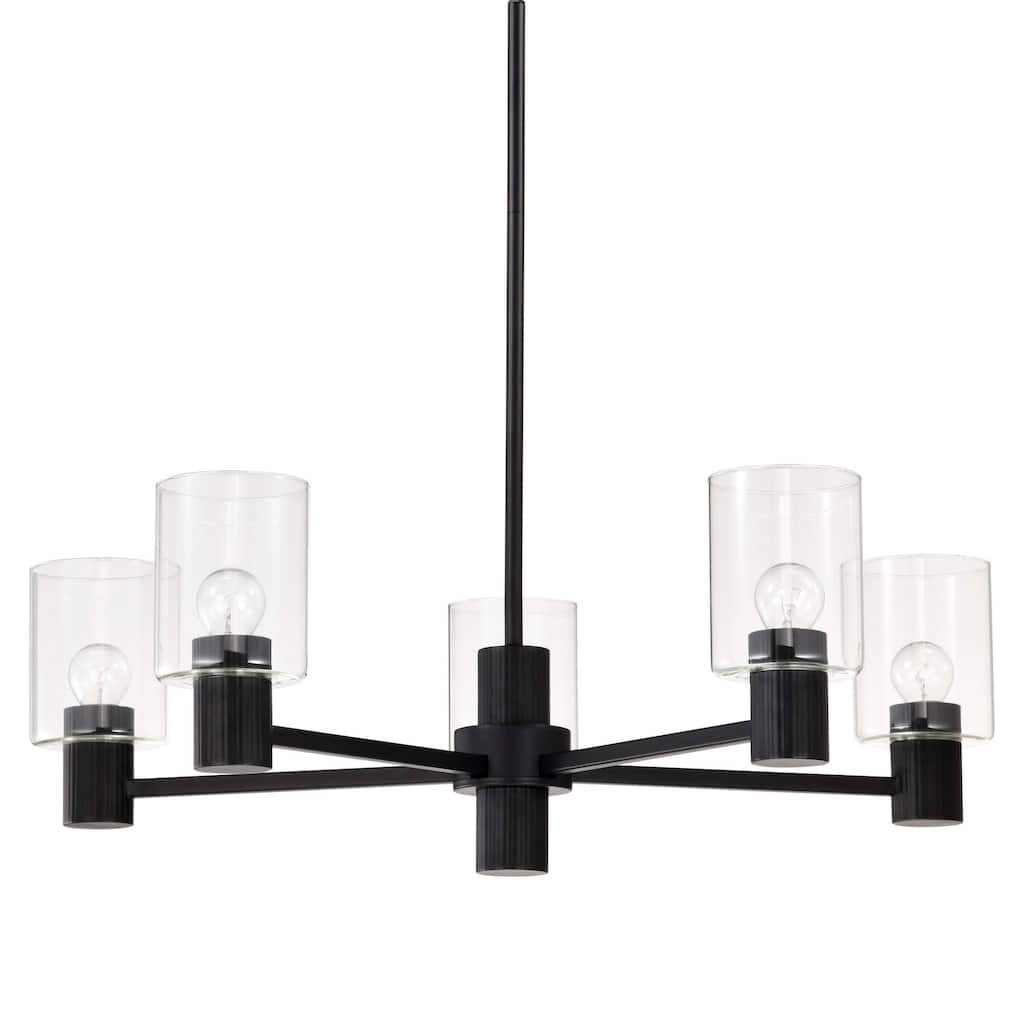 Nuvo Lighting 60/8066 Clarksville 5 Light 28" Wide Chandelier