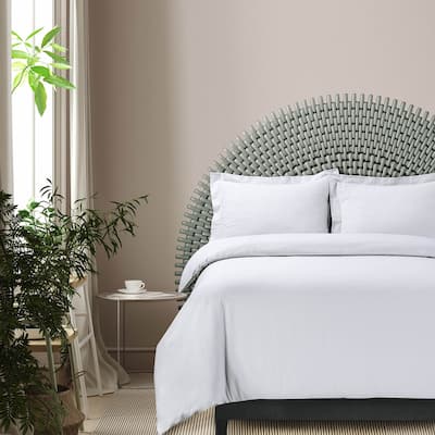 Cotton 170-GSM Flannel Solid or Printed Oversized Duvet Cover Set