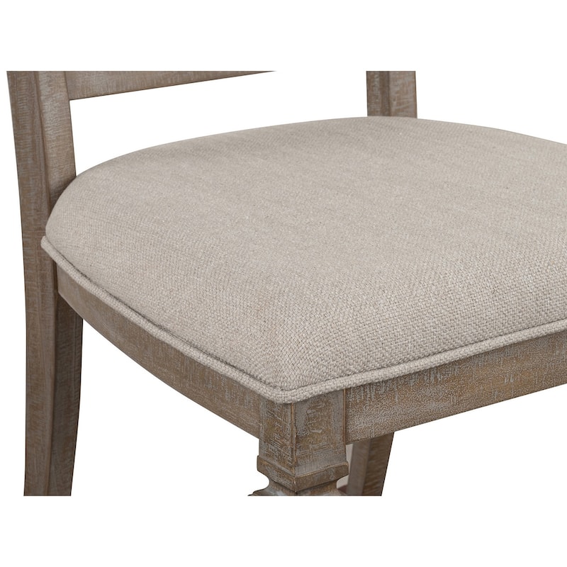 Magnussen Home Lancaster Dovetail Grey Upholstered Side Chair Two Pack - 20''W x 23''D x 39''H