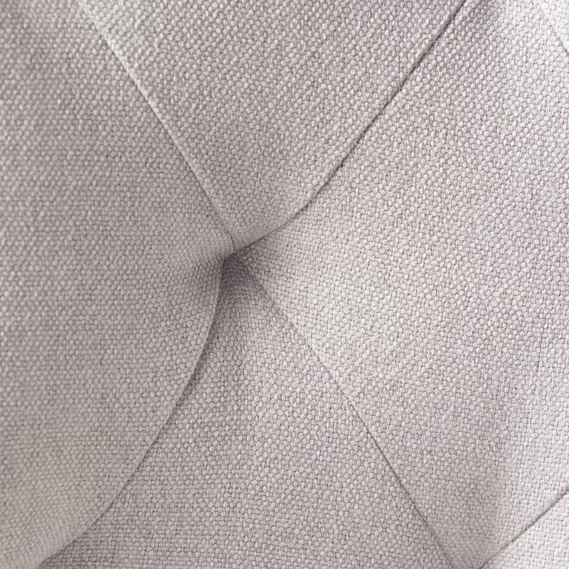 Tufted Dining Chairs Set of 2, Upholstered Fabric Dining Room Chairs Kitchen Chairs with Wood Legs and Padded Seat