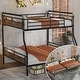 preview thumbnail 21 of 36, Heavy Duty Metal Bunk Bed,Industrial Detachable Bunkbeds with Safety Guard Rails ，Multiple Size Full XL over Queen