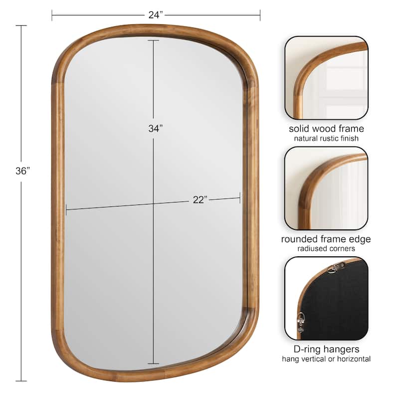 Kate and Laurel Talma Capsule Wall Mirror
