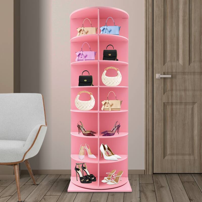 Rotating Free Standing Shoe Rack Shoe Organizer