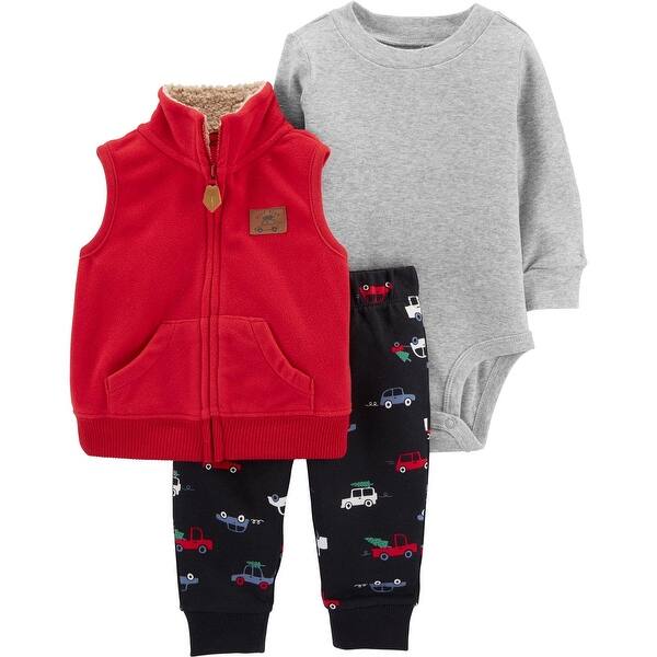Shop Carter S Baby Boys Cardigan Sets Beep Beep Cars 12 Months Free Shipping On Orders Over 45 Overstock 30088140