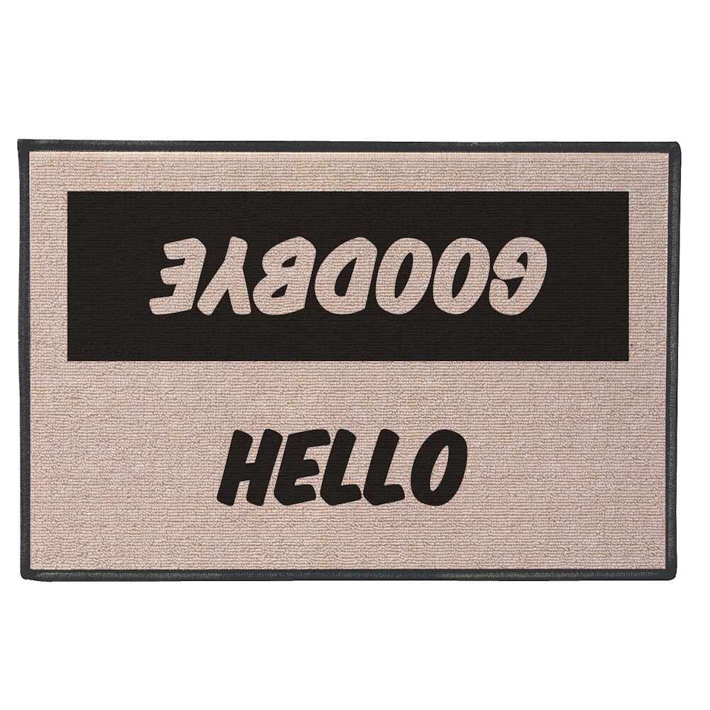 Shop Hello Goodbye Funny Doormat English 27 X 18 Free