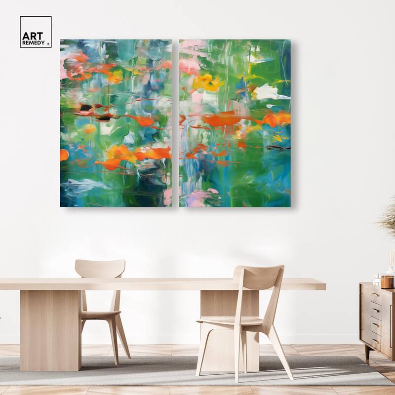 Jungle Serenade Canvas Set of 2 by Art Remedy, Gallery Wrapped