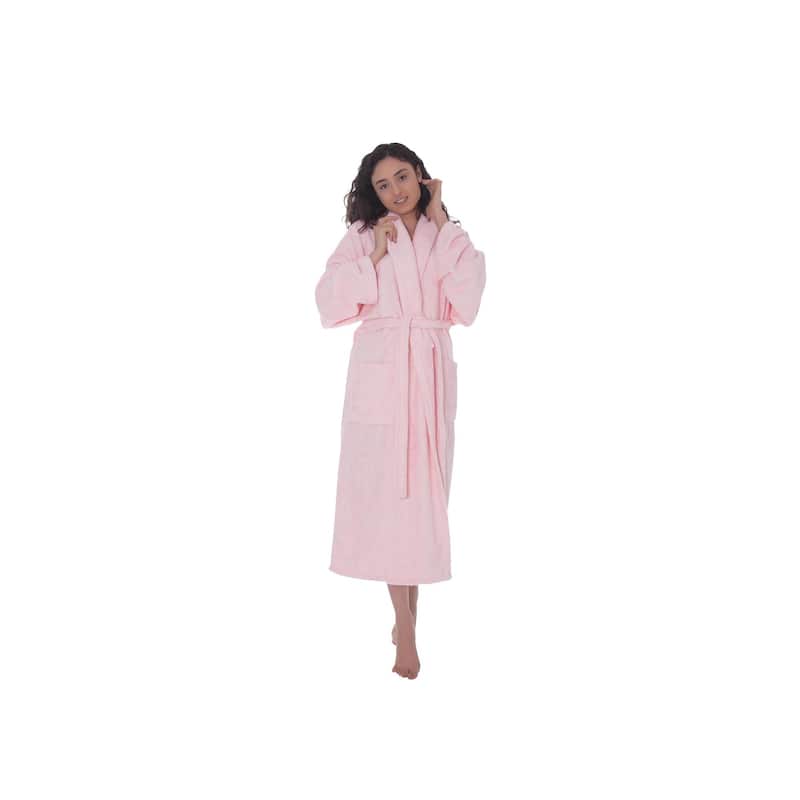 Ozan Premium Home Serene Collection 100% Turkish Cotton Unisex Terry Cloth Bathrobe