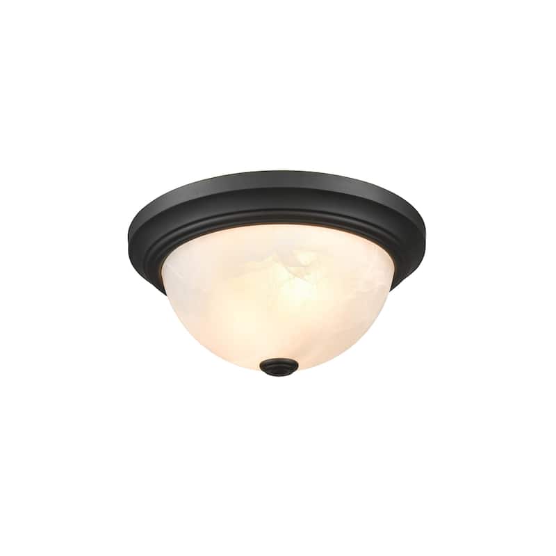 Millennium Lighting Metal 2 Light Flush Mount Ceiling Fixture in Multiple Finishes - N/A