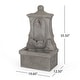 preview thumbnail 3 of 8, Duffy Outdoor Tier Single Spout Fountain Outdoor 2 by Christopher Knight Home
