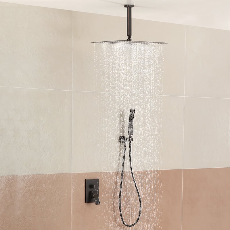 2-Function 10/12/16 In Ceiling Mounted Shower System