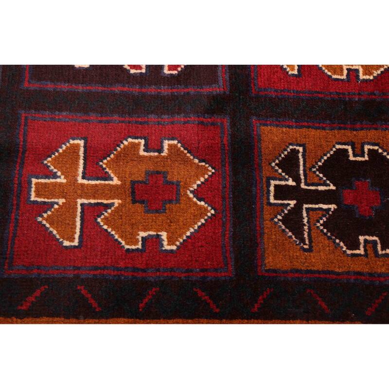 ECARPETGALLERY Hand-knotted Teimani Red Wool Rug - 3'5 x 6'2